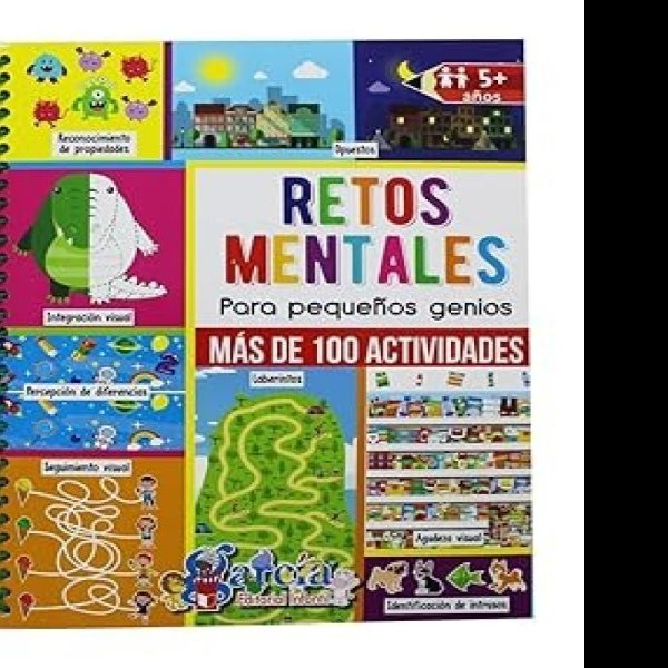 LIBRO RETOS MENTALES PARA PEQUEÑOS GENIOS 1504 GARCIA PZA